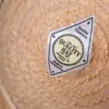 Bedacht Kegelhut Minze aus Stroh