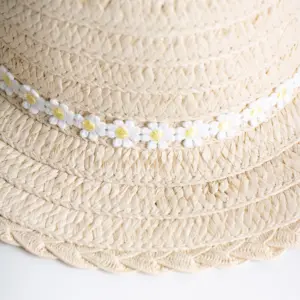 Faustmann Kinder Strohhut mit Blumenband
