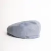 JJ Hats Driver Cap Linen Herringbone
