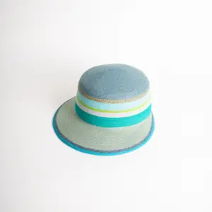 Bedacht Hanf Schute Multicolor, Eisblau/Mint