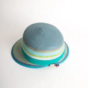 Bedacht Hanf Schute Multicolor, Eisblau/Mint