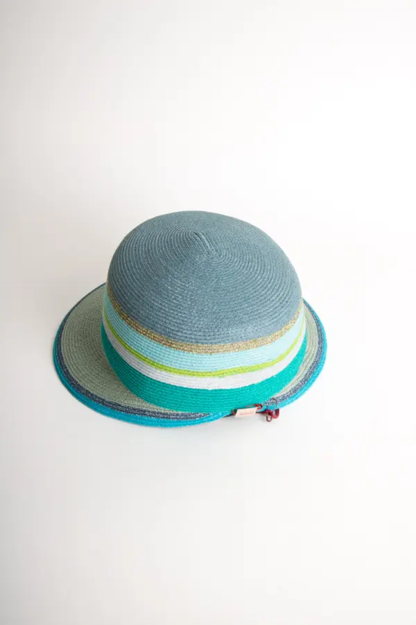 Bedacht Hanf Schute Multicolor, Eisblau/Mint