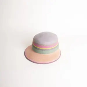 Bedacht Hanf Schute Multicolor, Hellgrau/Rose