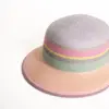 Bedacht Hanf Schute Multicolor, Hellgrau/Rose
