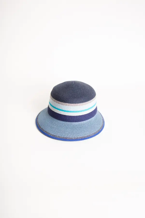 Bedacht Hanf Schute Multicolor, Dunkelblau/Blau