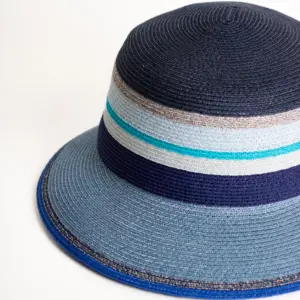 Bedacht Hanf Schute Multicolor, Dunkelblau/Blau