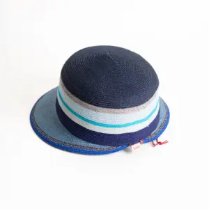 Bedacht Hanf Schute Multicolor, Dunkelblau/Blau