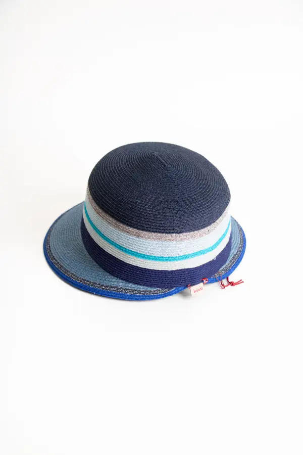 Bedacht Hanf Schute Multicolor, Dunkelblau/Blau