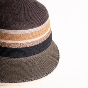 Bedacht Hanf Schute Multicolor, Mocca/Anthrazit