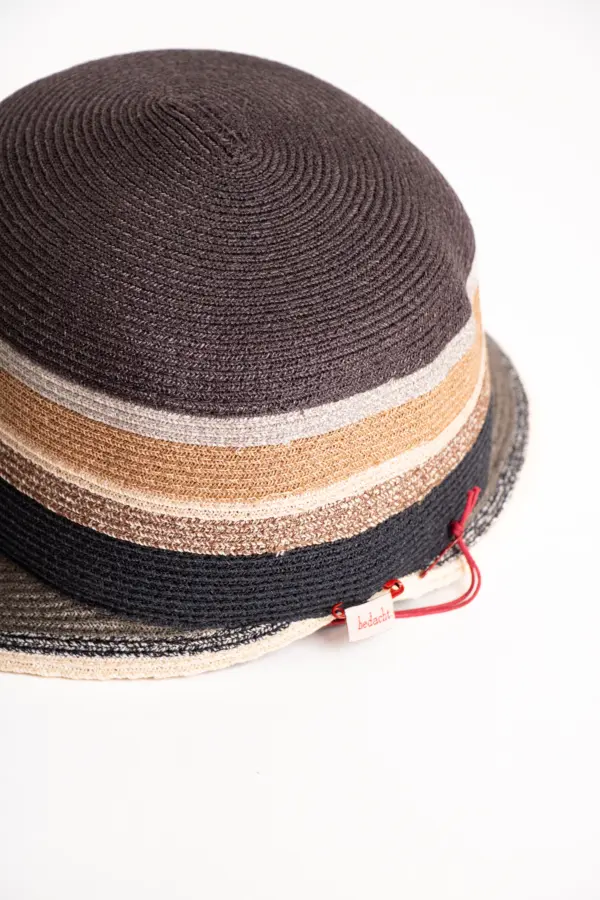 Bedacht Hanf Schute Multicolor, Mocca/Anthrazit