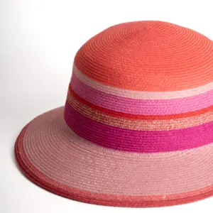 Bedacht Hanf Schute Multicolor, Lachs/Rosa