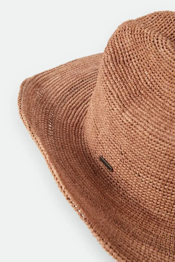 Brixton Odessa Straw Packable Cowboy Hat Brixton Odessa Straw Packable Cowboy Hat