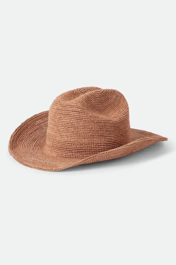 Brixton Odessa Straw Packable Cowboy Hat Brixton Odessa Straw Packable Cowboy Hat