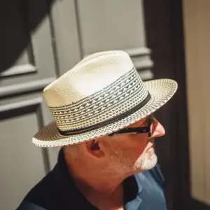 Stetson Meola Twotone Fedora Strohhut