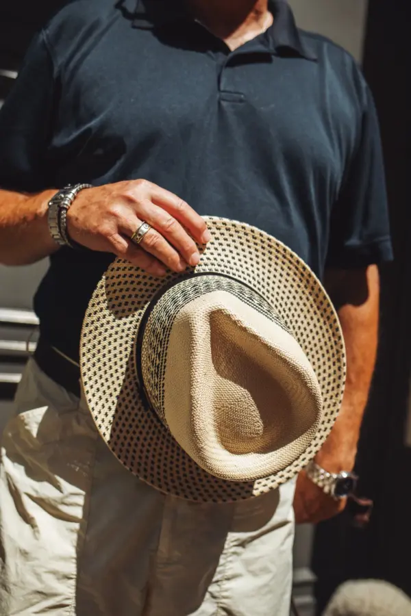Stetson Meola Twotone Fedora Strohhut