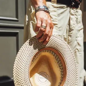 Stetson Meola Twotone Fedora Strohhut