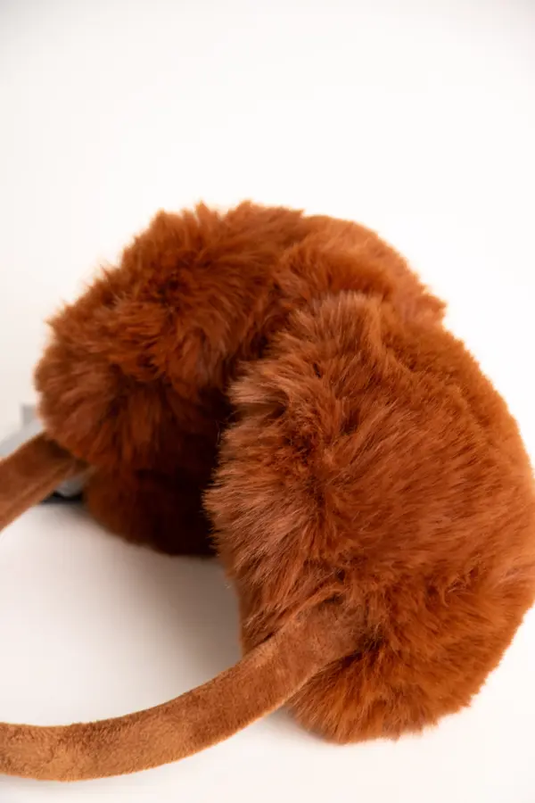 McBurn Earmuffs aus Webpelz, Caramel