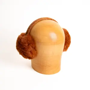McBurn Earmuffs aus Webpelz, Caramel