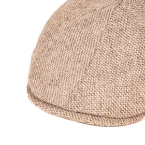 City Sport Flatcap Didier Wolle Detailaufnahme vom Schirm