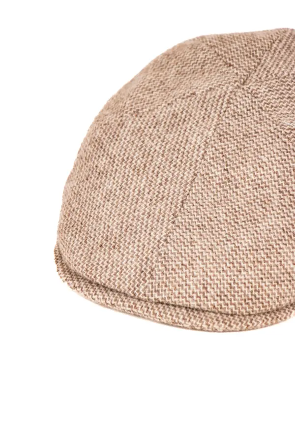 City Sport Flatcap Didier Wolle Detailaufnahme vom Schirm