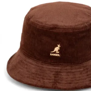 Kangol Cord Bucket Dunkelbraun