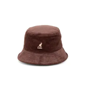 Kangol Cord Bucket Dunkelbraun