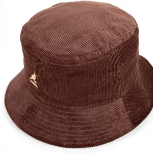Kangol Cord Bucket Dunkelbraun
